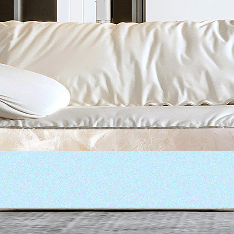 Canapé-oreiller en cuir contemporain canapé de bras avec coussins en arrière