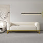 Modern 27.55" H Wood Frame Tuxedo Arm Sofa in White for Living Room Clearhalo 'furn' 'furn_sofas' 'Furniture' 'Living Room Furniture' 'Sofa' 'sofas' 6315565