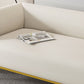 Modern 27.55" H Wood Frame Tuxedo Arm Sofa in White for Living Room Clearhalo 'furn' 'furn_sofas' 'Furniture' 'Living Room Furniture' 'Sofa' 'sofas' 6315568
