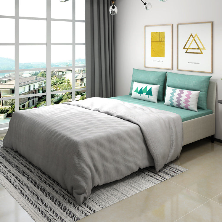 31.88" Wide Linen Sleeper Sofa Green Sofa Bed with Pillow Back Clearhalo 'furn' 'furn_futons' 'Furniture' 'Futons & Daybeds' 'Futons' 'Living Room Furniture' 6315886