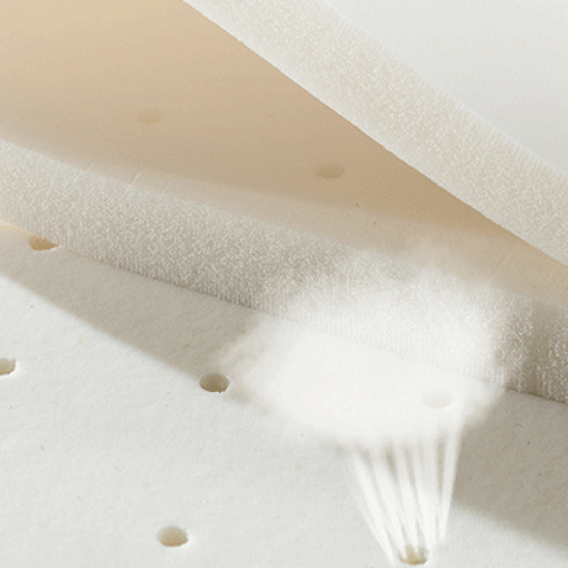 Microfiber Sofa Bed 33.46" Wide Armless Sofa Bed in Light Khaki