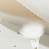 Microfiber Sofa Bed 33.46" Wide Armless Sofa Bed in Light Khaki