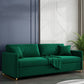 31.49" Wide Velvet Sleeper Sofa Glam Foldable Sofa Bed with Cushion Back