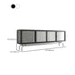 Industrial Metal TV Stand Home Enclosed Storage TV Cabinet with Glass Doors Clearhalo 'furn' 'furn_tv_stands_entertainment_centers' 'Furniture' 'Living Room Furniture' 'TV Stands & Entertainment Centers' 'TV Stands & Media Storage Furniture' 'tv_stands_entertainment_centers' 6316526
