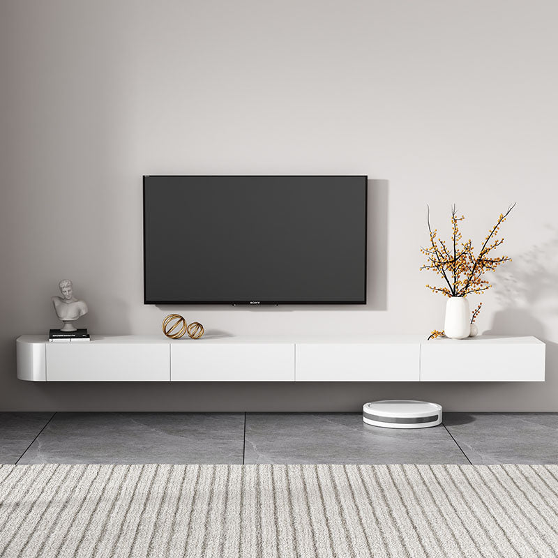 Zwevende tv-standaard Moderne tv-standaardconsole met lades