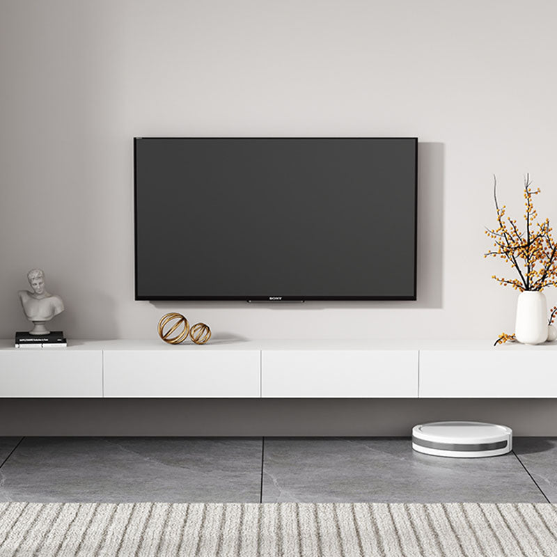 Zwevende tv-standaard Moderne tv-standaardconsole met lades