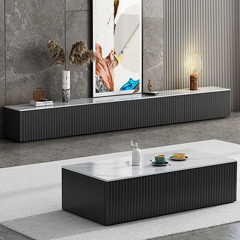 Contemporary TV Stand Console Wood TV Media Stand with Drawers Clearhalo 'furn' 'furn_tv_stands_entertainment_centers' 'Furniture' 'Living Room Furniture' 'TV Stands & Entertainment Centers' 'TV Stands & Media Storage Furniture' 'tv_stands_entertainment_centers' 6316564