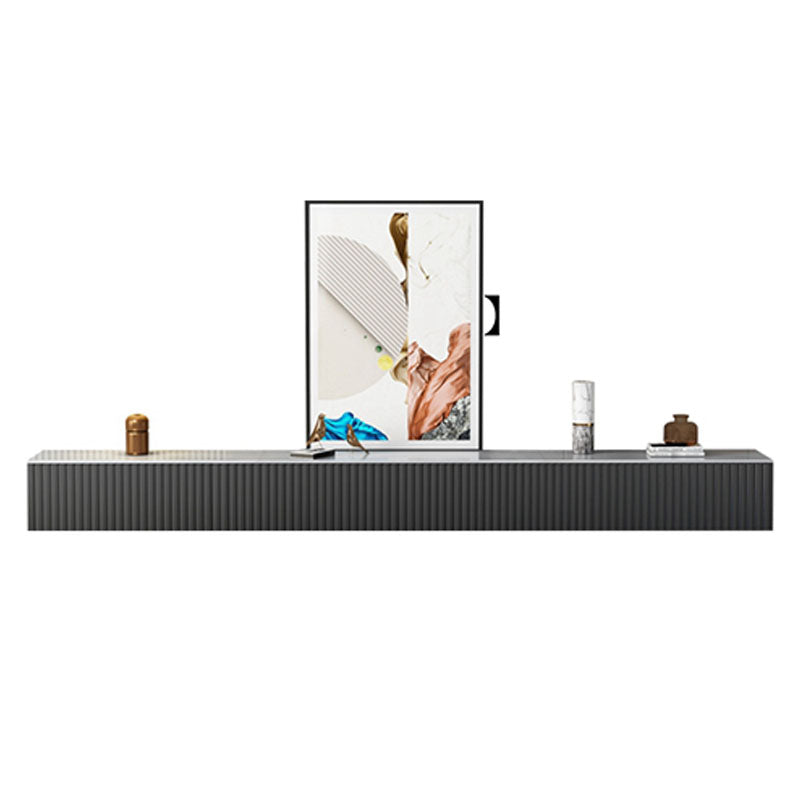 Contemporary TV Stand Console Wood TV Media Stand with Drawers Black Stone Clearhalo 'furn' 'furn_tv_stands_entertainment_centers' 'Furniture' 'Living Room Furniture' 'TV Stands & Entertainment Centers' 'TV Stands & Media Storage Furniture' 'tv_stands_entertainment_centers' 6316566