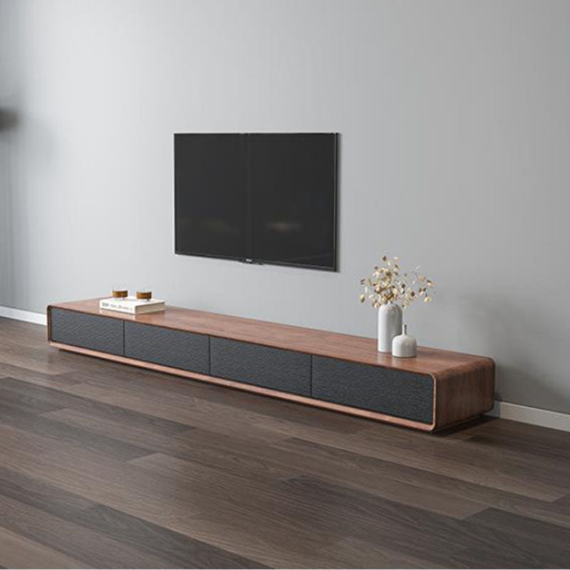 Contemporary 15.75-inch D TV Console Wooden TV Stand for TVs with Drawers Clearhalo 'furn' 'furn_tv_stands_entertainment_centers' 'Furniture' 'Living Room Furniture' 'TV Stands & Entertainment Centers' 'TV Stands & Media Storage Furniture' 'tv_stands_entertainment_centers' 6316680