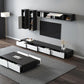 Contemporary 15.75-inch D TV Console Wooden TV Stand for TVs with Drawers Clearhalo 'furn' 'furn_tv_stands_entertainment_centers' 'Furniture' 'Living Room Furniture' 'TV Stands & Entertainment Centers' 'TV Stands & Media Storage Furniture' 'tv_stands_entertainment_centers' 6316681