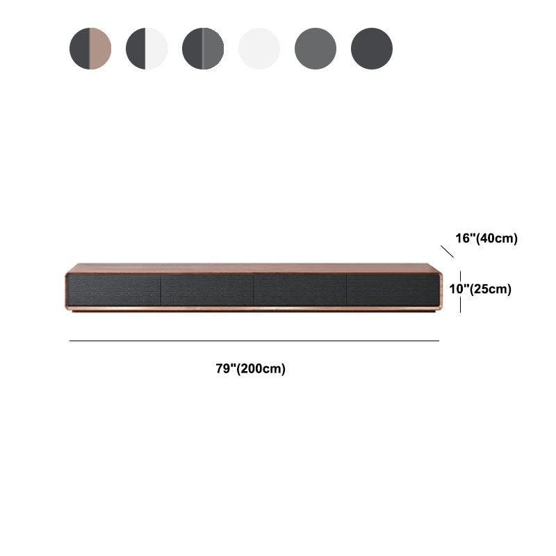 Contemporary 15.75-inch D TV Console Wooden TV Stand for TVs with Drawers Clearhalo 'furn' 'furn_tv_stands_entertainment_centers' 'Furniture' 'Living Room Furniture' 'TV Stands & Entertainment Centers' 'TV Stands & Media Storage Furniture' 'tv_stands_entertainment_centers' 6316684