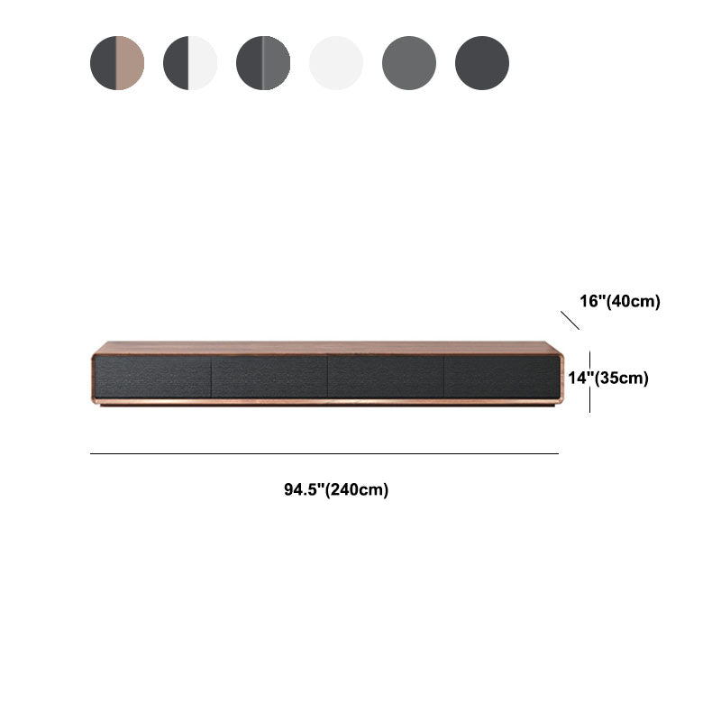 Contemporary 15.75-inch D TV Console Wooden TV Stand for TVs with Drawers Clearhalo 'furn' 'furn_tv_stands_entertainment_centers' 'Furniture' 'Living Room Furniture' 'TV Stands & Entertainment Centers' 'TV Stands & Media Storage Furniture' 'tv_stands_entertainment_centers' 6316688