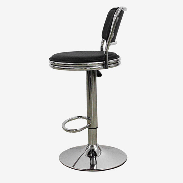 Industrial Metal Counter Height Stools Adjustable Height Bar Stool Clearhalo 'Bar Furniture' 'Bar Stools' 'bar_stools' 'furn' 'furn_bar_stools' 'Furniture' 'Kitchen & Dining Furniture' 6316802