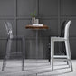Industrial Acrylic Counter Height Stools 4 Legs Bar Stool for Indoor Clearhalo 'Bar Furniture' 'Bar Stools' 'bar_stools' 'furn' 'furn_bar_stools' 'Furniture' 'Kitchen & Dining Furniture' 6316813