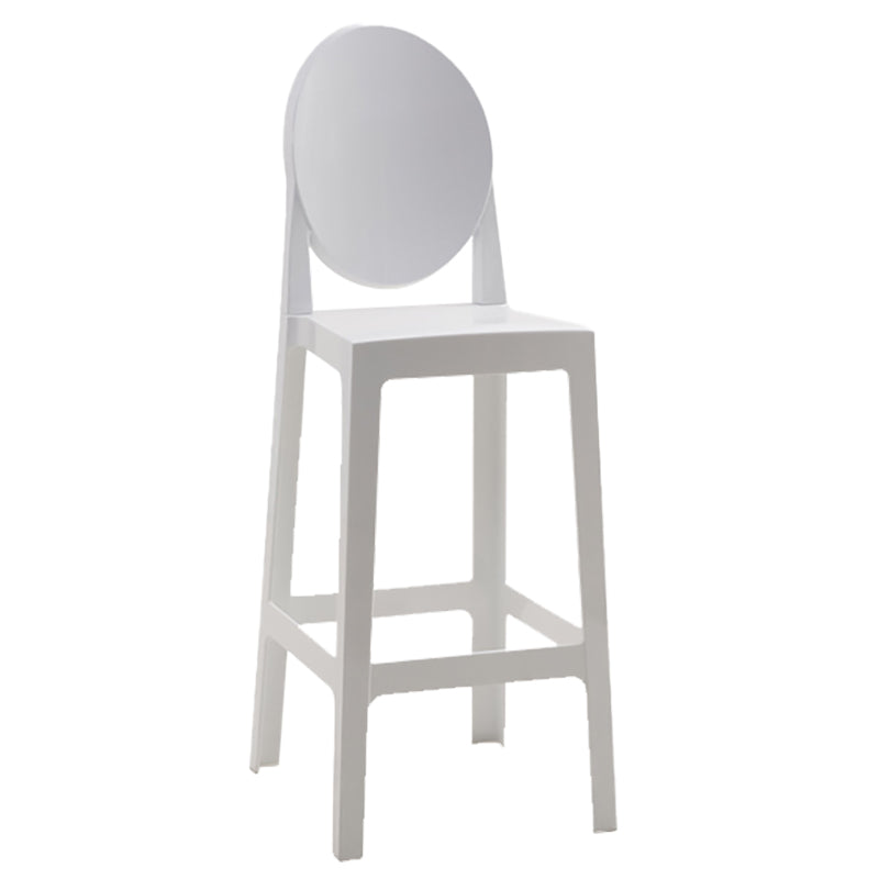 Industrial Acrylic Counter Height Stools 4 Legs Bar Stool for Indoor Clearhalo 'Bar Furniture' 'Bar Stools' 'bar_stools' 'furn' 'furn_bar_stools' 'Furniture' 'Kitchen & Dining Furniture' 6316818