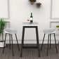 Luxurious Armless Counter High Stool Backrest Metal Bar Stool with Plastic Seat Clearhalo 'Bar Furniture' 'Bar Stools' 'bar_stools' 'furn' 'furn_bar_stools' 'Furniture' 'Kitchen & Dining Furniture' 6316836
