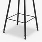 Luxurious Armless Counter High Stool Backrest Metal Bar Stool with Plastic Seat Clearhalo 'Bar Furniture' 'Bar Stools' 'bar_stools' 'furn' 'furn_bar_stools' 'Furniture' 'Kitchen & Dining Furniture' 6316844