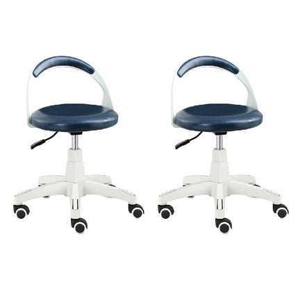 Contemporary Counter Height Stools Blue Bar Stool for Bar Use 2 Piece Set Swivel Clearhalo 'Bar Furniture' 'Bar Stools' 'bar_stools' 'furn' 'furn_bar_stools' 'Furniture' 'Kitchen & Dining Furniture' 6316878