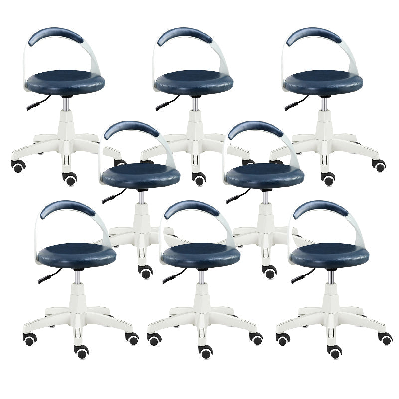 Contemporary Counter Height Stools Blue Bar Stool for Bar Use 8 Piece Set Swivel Clearhalo 'Bar Furniture' 'Bar Stools' 'bar_stools' 'furn' 'furn_bar_stools' 'Furniture' 'Kitchen & Dining Furniture' 6316889