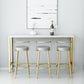 Glam Style Armless Counter Stool Faux Leather Round Bar Stool Clearhalo 'Bar Furniture' 'Bar Stools' 'bar_stools' 'furn' 'furn_bar_stools' 'Furniture' 'Kitchen & Dining Furniture' 6316966