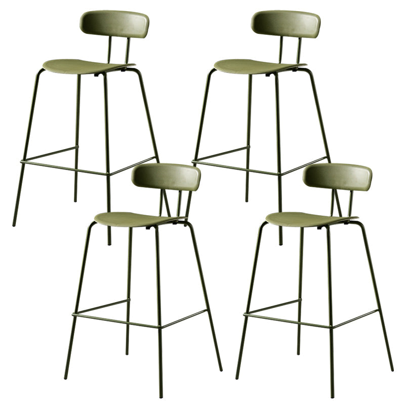 Luxuriöser Rückenlehneschalterhocker mit Metallbasis Plastik -Armless Cafe Bar Stuhl