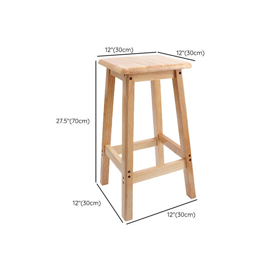 Sedia in legno industriale sedia in legno massiccio in legno massiccio con 4 gambe