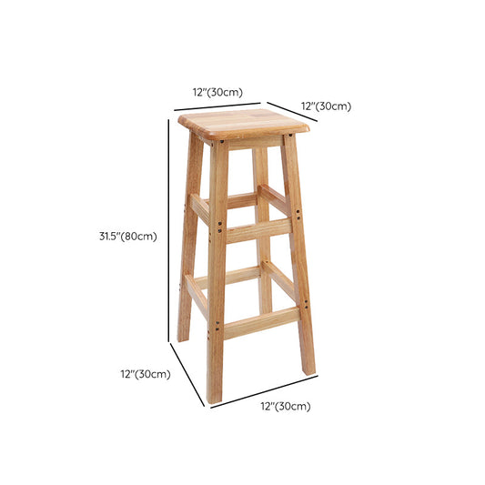 Sedia in legno industriale sedia in legno massiccio in legno massiccio con 4 gambe