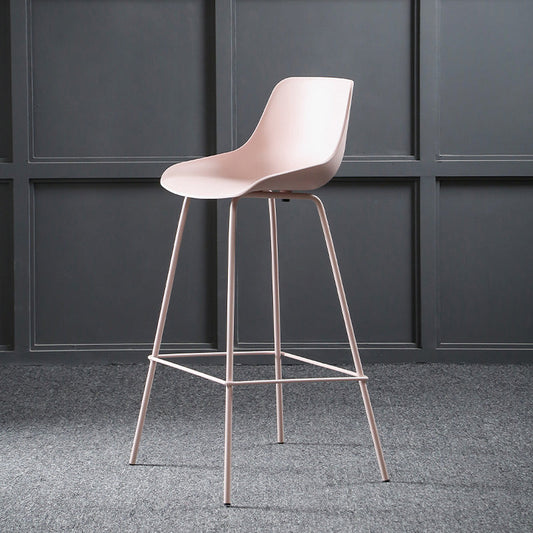 Contemporary Counter Height Stools Plastic Height Bar Stool for Living Room Clearhalo 'Bar Furniture' 'Bar Stools' 'bar_stools' 'furn' 'furn_bar_stools' 'Furniture' 'Kitchen & Dining Furniture' 6317626