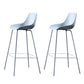 Contemporary Counter Height Stools Plastic Height Bar Stool for Living Room Blue 2 Piece Set Clearhalo 'Bar Furniture' 'Bar Stools' 'bar_stools' 'furn' 'furn_bar_stools' 'Furniture' 'Kitchen & Dining Furniture' 6317634