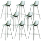 Contemporary Counter Height Stools Plastic Height Bar Stool for Living Room Gray-Green 8 Piece Set Clearhalo 'Bar Furniture' 'Bar Stools' 'bar_stools' 'furn' 'furn_bar_stools' 'Furniture' 'Kitchen & Dining Furniture' 6317641