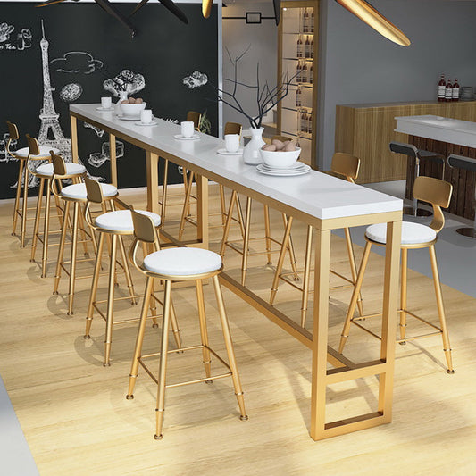 Faux Leather Armless Counter Stool Glam Style Round Low Back Bar Stool Clearhalo 'Bar Furniture' 'Bar Stools' 'bar_stools' 'furn' 'furn_bar_stools' 'Furniture' 'Kitchen & Dining Furniture' 6317718