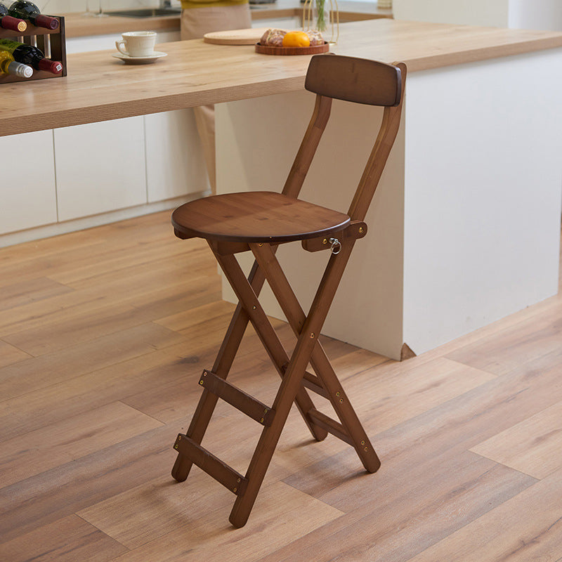Tabourets contemporains en bois de taille de comptoir pliant le tabouret de bar de taille