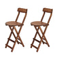 Tabourets contemporains en bois de taille de comptoir pliant le tabouret de bar de taille