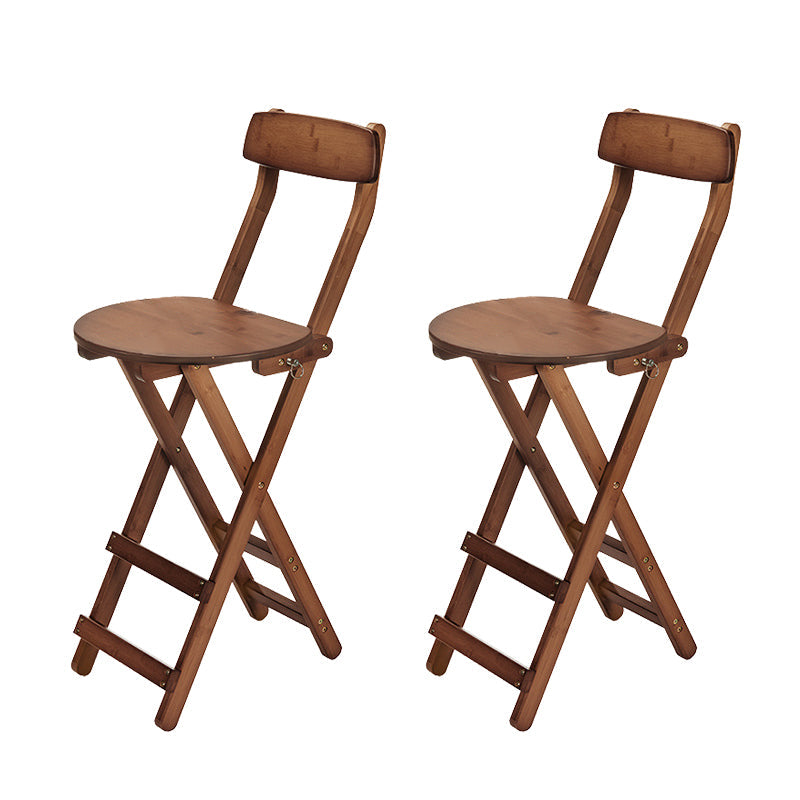Tabourets contemporains en bois de taille de comptoir pliant le tabouret de bar de taille