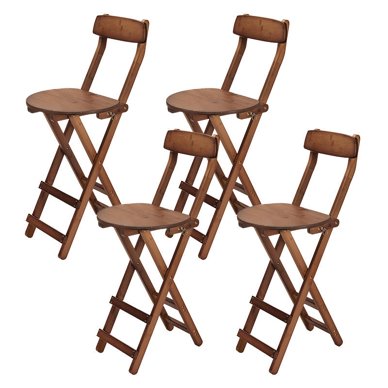 Tabourets contemporains en bois de taille de comptoir pliant le tabouret de bar de taille