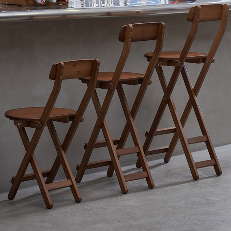 Tabourets contemporains en bois de taille de comptoir pliant le tabouret de bar de taille