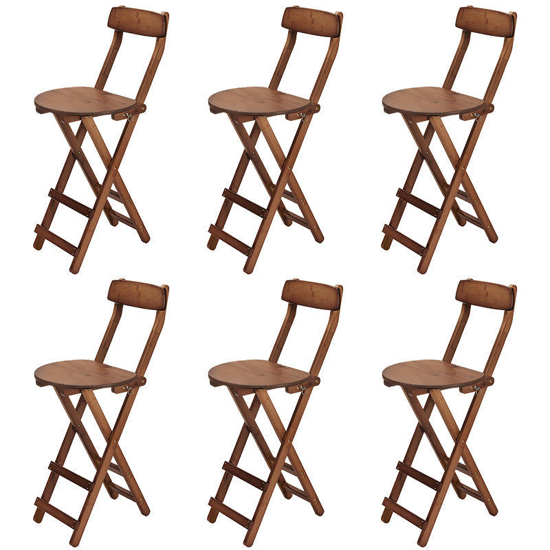 Tabourets contemporains en bois de taille de comptoir pliant le tabouret de bar de taille