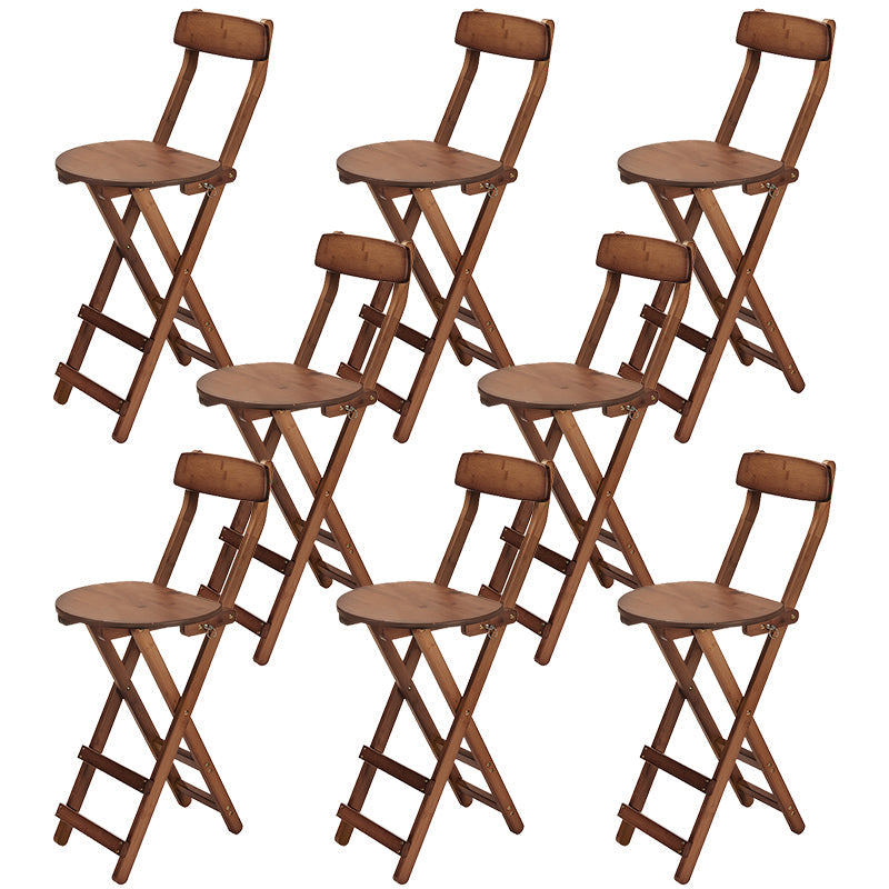 Tabourets contemporains en bois de taille de comptoir pliant le tabouret de bar de taille
