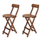 Tabourets contemporains en bois de taille de comptoir pliant le tabouret de bar de taille