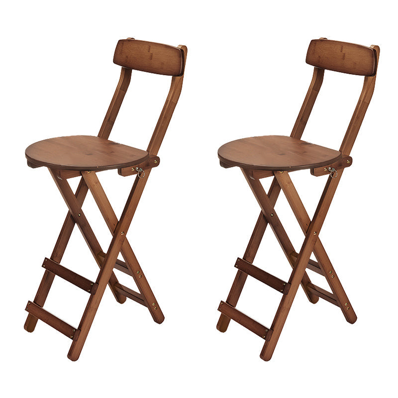Tabourets contemporains en bois de taille de comptoir pliant le tabouret de bar de taille
