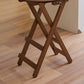 Tabourets contemporains en bois de taille de comptoir pliant le tabouret de bar de taille