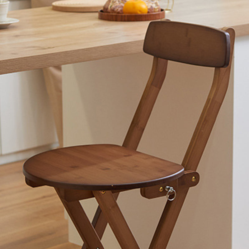 Tabourets contemporains en bois de taille de comptoir pliant le tabouret de bar de taille