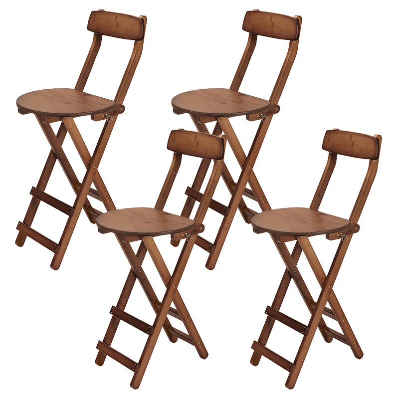 Tabourets contemporains en bois de taille de comptoir pliant le tabouret de bar de taille