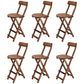 Tabourets contemporains en bois de taille de comptoir pliant le tabouret de bar de taille