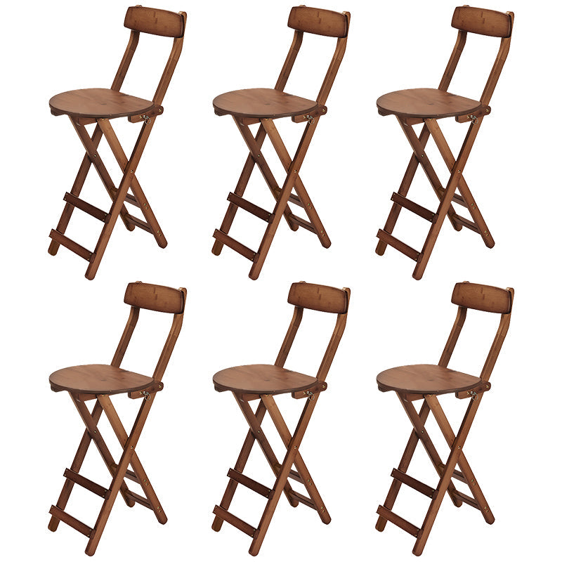 Tabourets contemporains en bois de taille de comptoir pliant le tabouret de bar de taille
