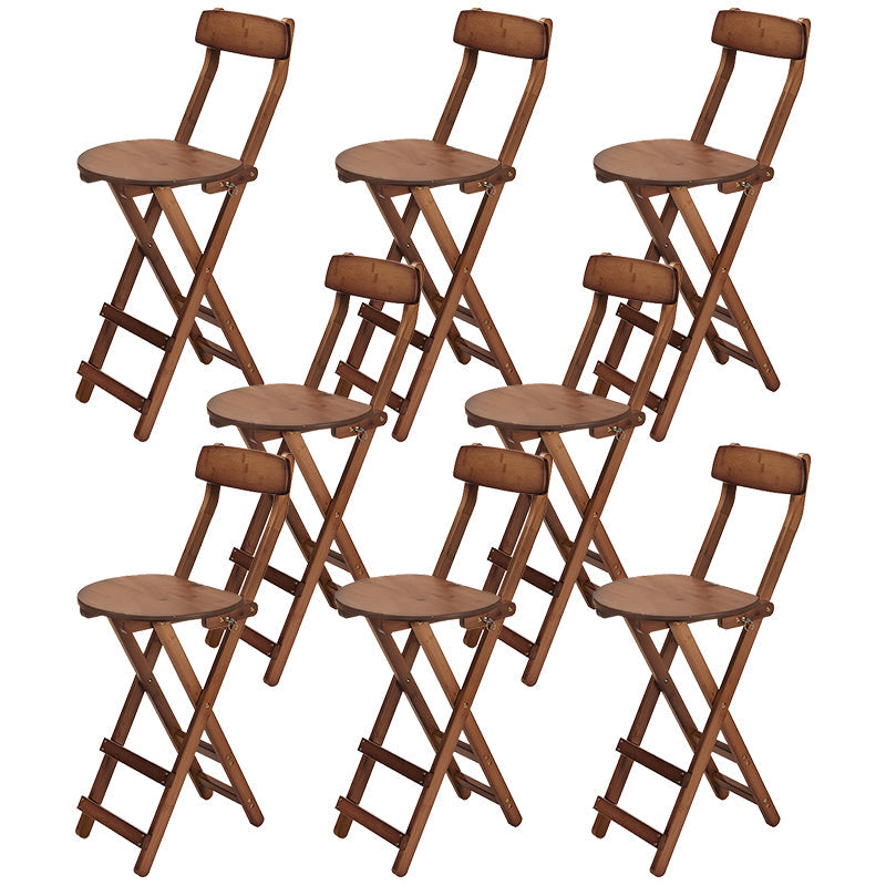 Tabourets contemporains en bois de taille de comptoir pliant le tabouret de bar de taille