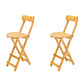 Tabourets contemporains en bois de taille de comptoir pliant le tabouret de bar de taille