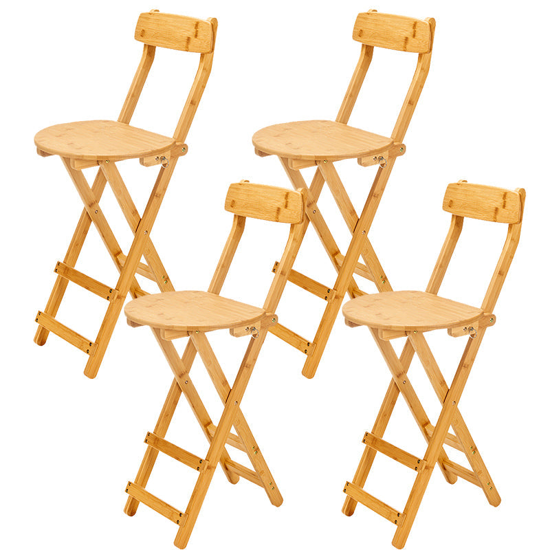 Tabourets contemporains en bois de taille de comptoir pliant le tabouret de bar de taille