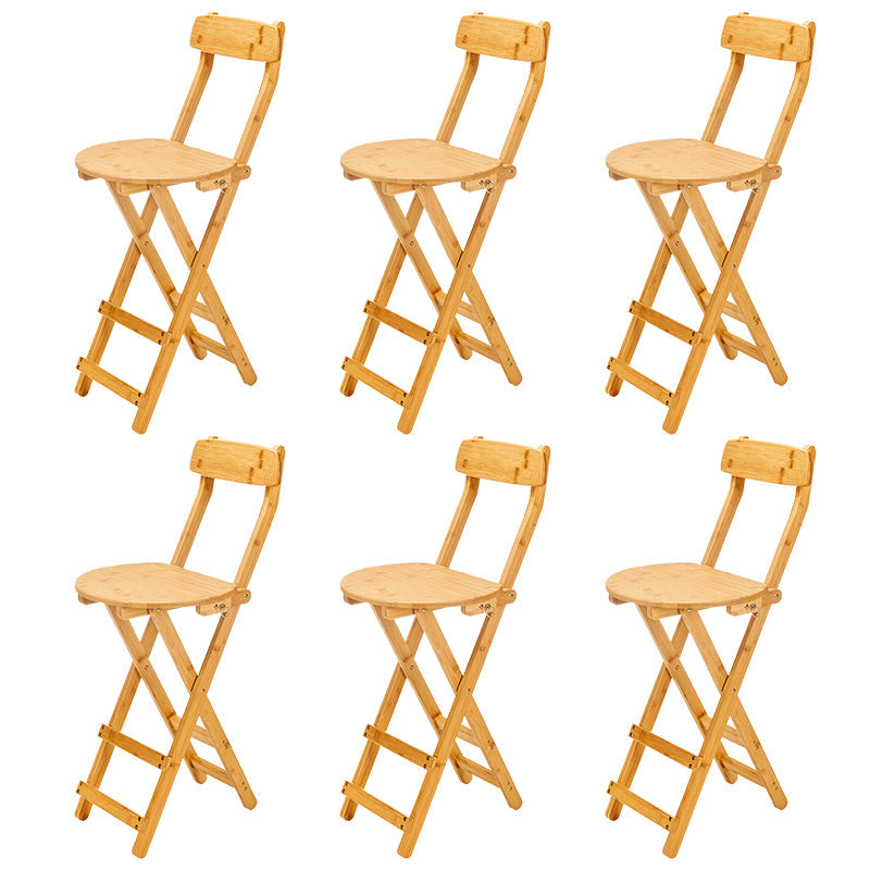 Tabourets contemporains en bois de taille de comptoir pliant le tabouret de bar de taille
