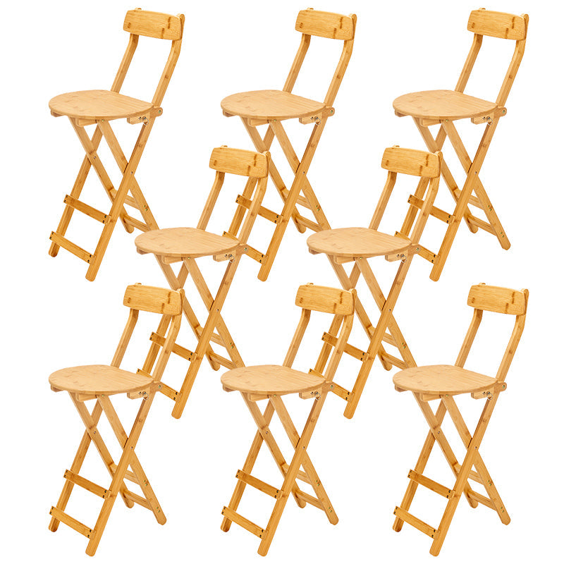 Tabourets contemporains en bois de taille de comptoir pliant le tabouret de bar de taille